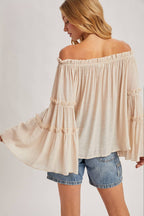 Prairie Breeze - Off Shoulder Top