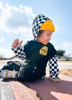 UPF 35 Checkered Long Sleeve