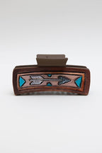 🌵 Western Bohemian Hair Claw Clips – Stylish and Unique