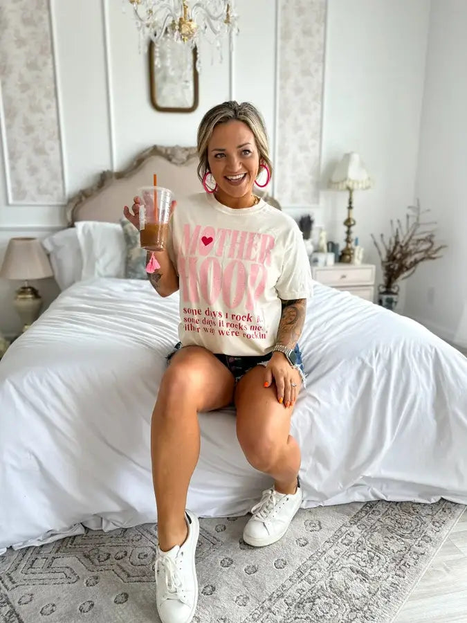 Motherhood Rock It Ivory Graphic Tee