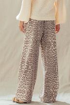 Leopard Cotton Pants
