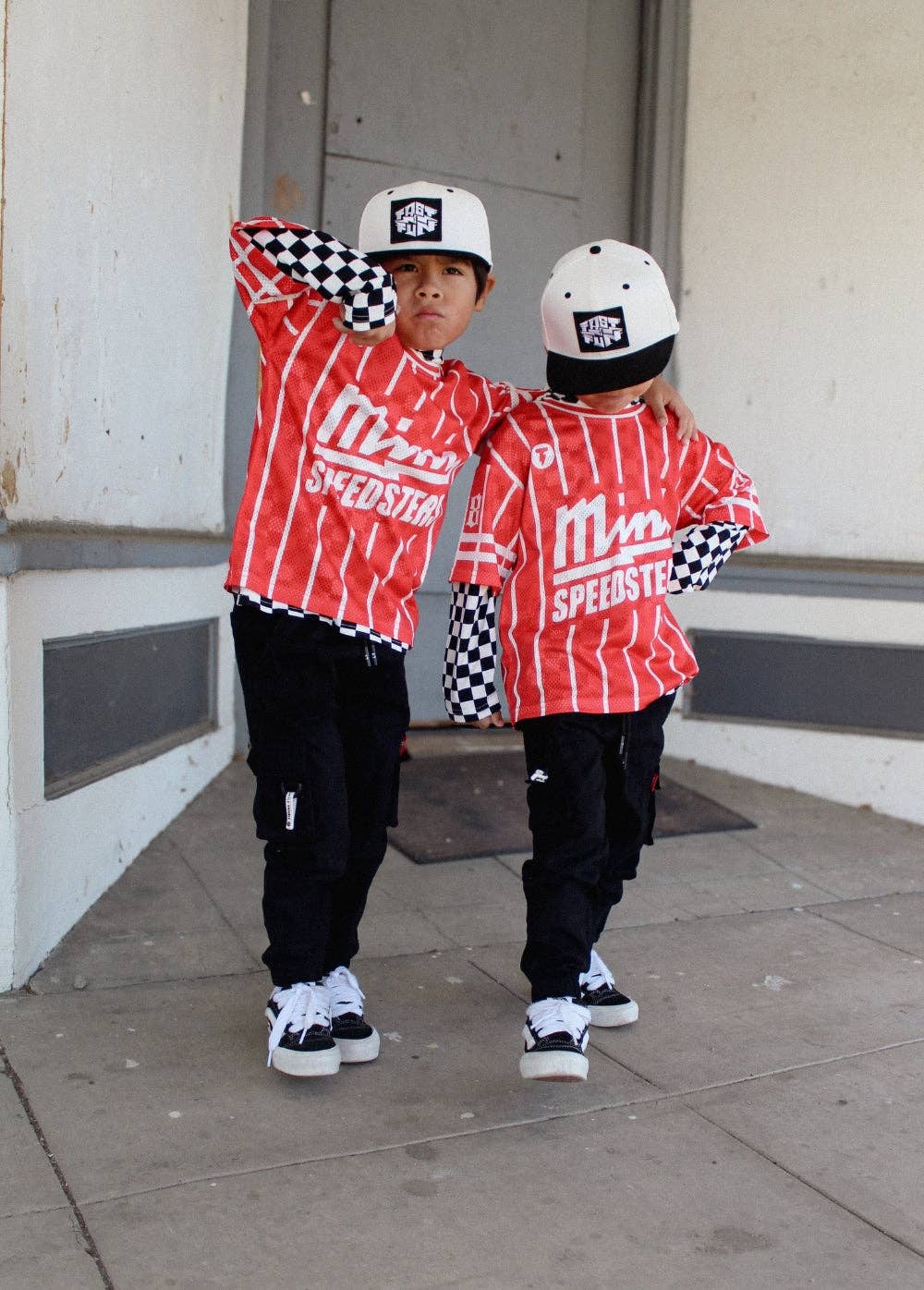 UPF 35 Checkered Long Sleeve