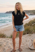 Sleeveless Sweater Top