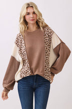 Cheetah Oversized Pullover