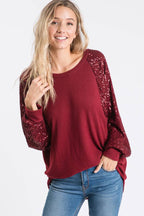 Sequin Sleeve Long Sleeve