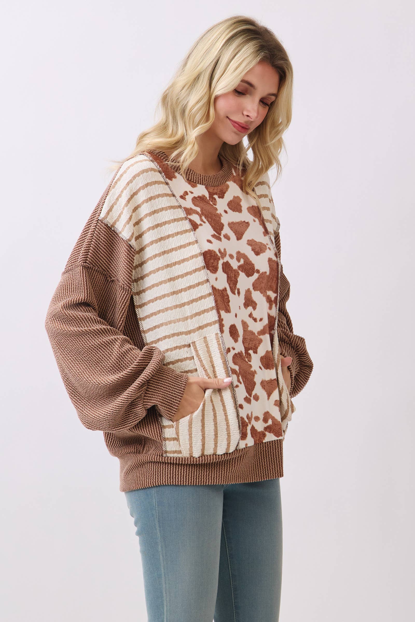 Cow Print Long Sleeve