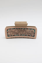 🌵 Western Bohemian Hair Claw Clips – Stylish and Unique