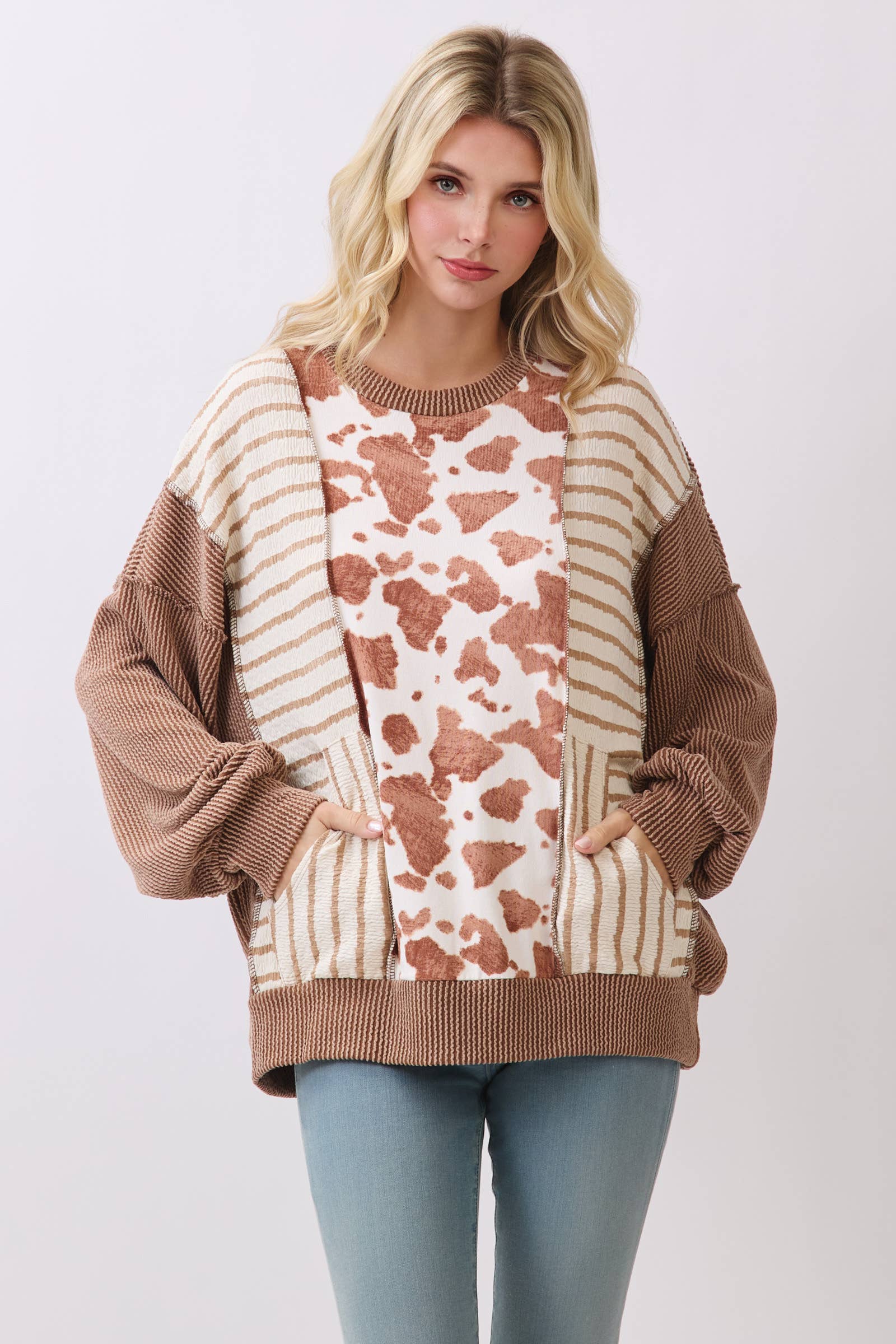 Cow Print Long Sleeve