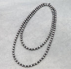60″ Western Navajo Style Pearl Necklace