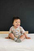 Mama Tattoo Hearts Bamboo Romper