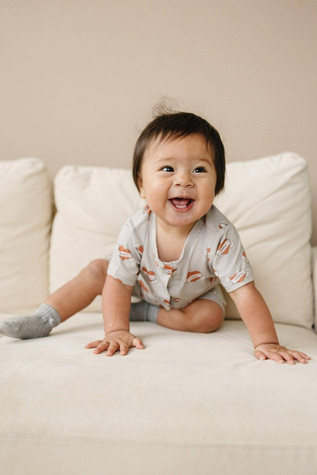 Mama Tattoo Hearts Bamboo Romper
