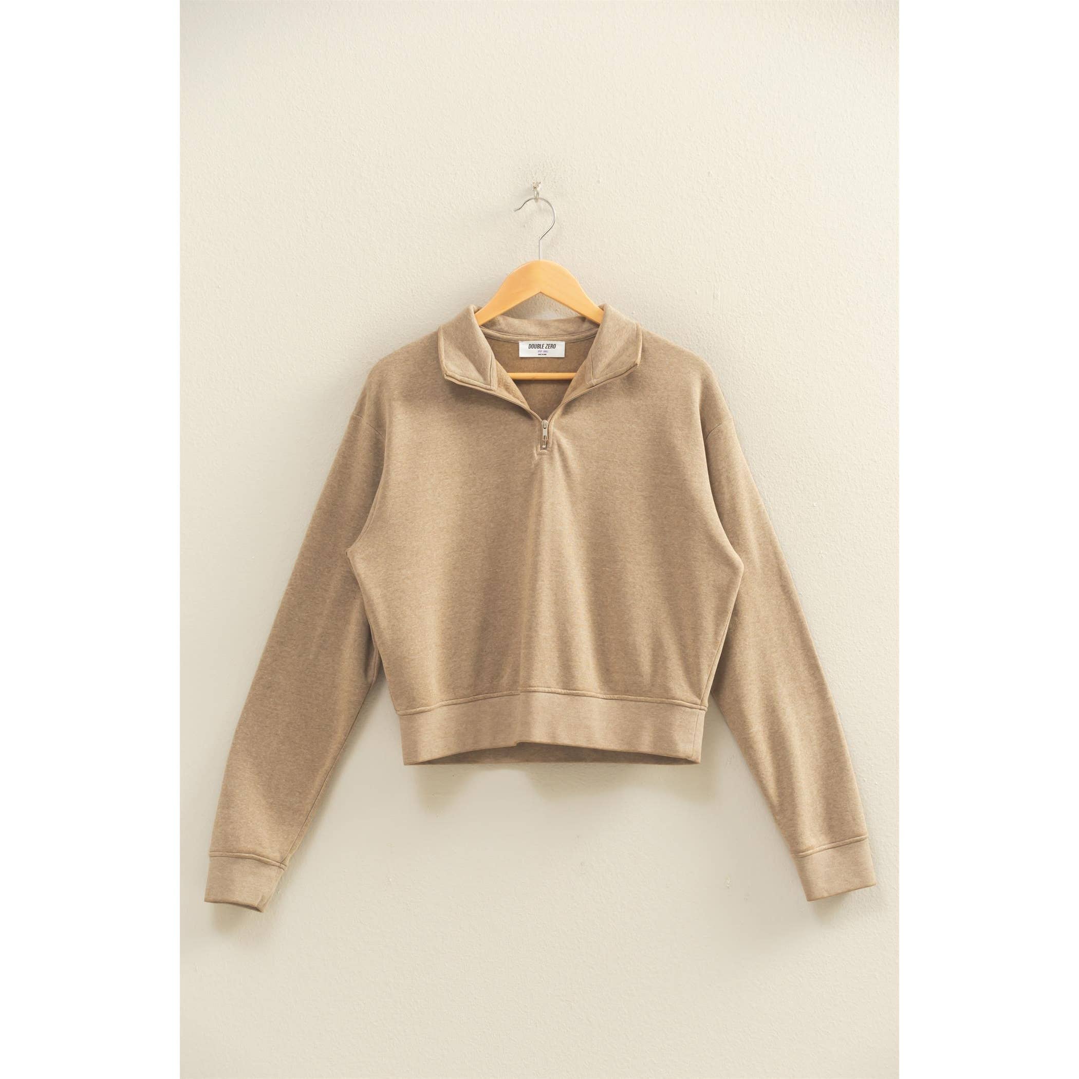 French Terry - Quarter Zip Pullover